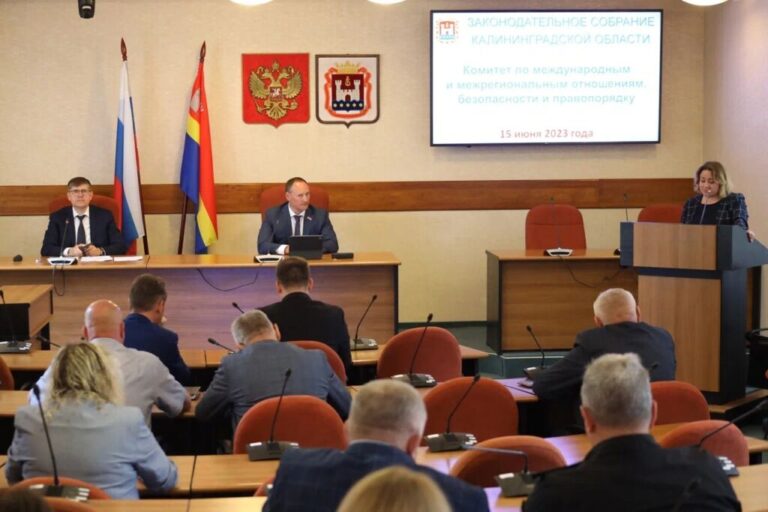 Уполномоченный по правам человека в Калининградской области принял участие в заседании комитета по международным и межрегиональным отношениям, безопасности и правопорядку Законодательного Собрания Калининградской области