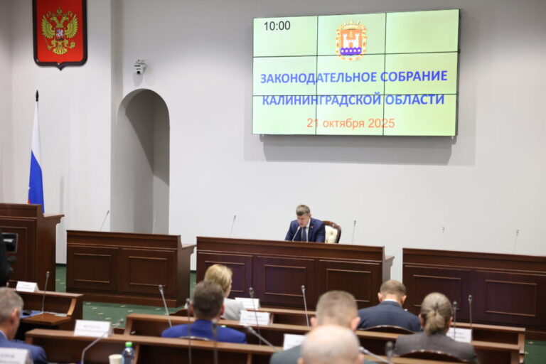 Уполномоченный по правам человека принял участие в заседании Законодательного Собрания Калининградской области