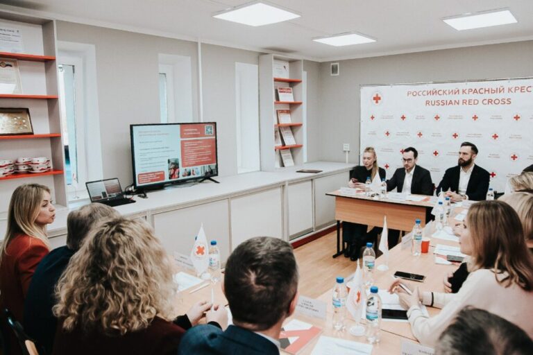 Прошла рабочая встреча с руководством Общероссийской общественной организации «Российский Красный Крест»