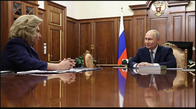Татьяна Москалькова представила Президенту России 10 ежегодный доклад о работе института Уполномоченного